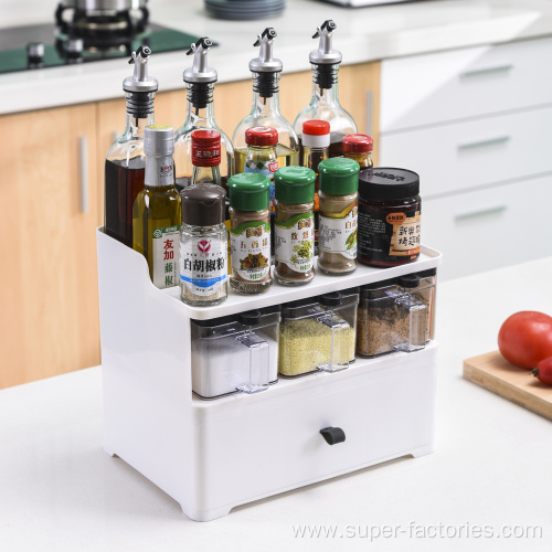 Multifunction Plastic Condiment Bottle Mix Tool Holder